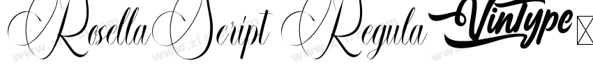 RosellaScript Regula字体转换